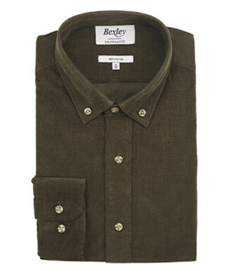 Khaki Corduroy shirt - WAYNE