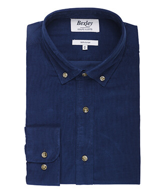 Indigo Corduroy shirt - WAYNE