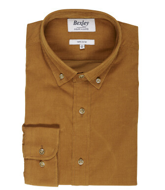 Caramel Corduroy shirt - WAYNE