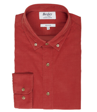 Red Fire Corduroy shirt - WAYNE
