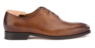 Patina Cognac Oxford shoes - Leather outsole - BULKINGTON
