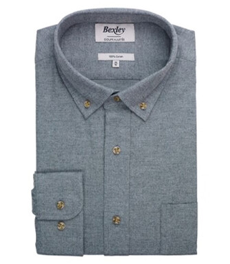 Lime Green Flannel shirt - Pocket - ALEXANDER