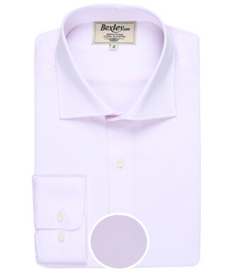 Pink Oxford shirt - Italian collar - ERNESTO