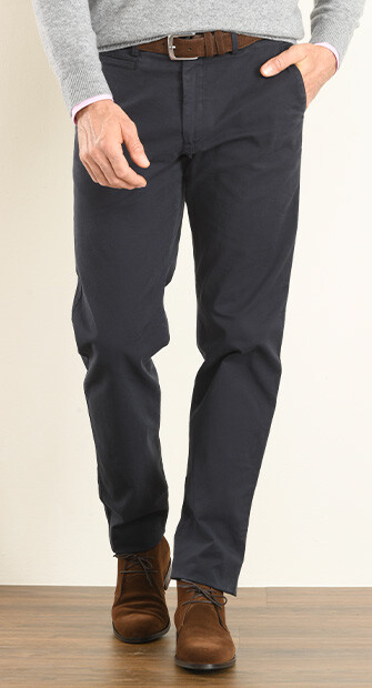 Navy Chino trousers for men - JERRY II