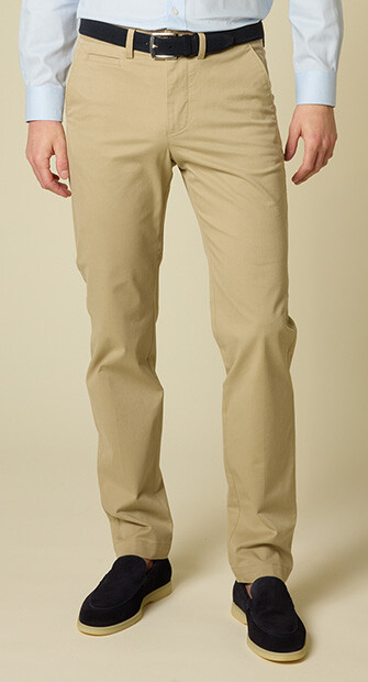 Men's chino trousers Putty beige - JERRY II