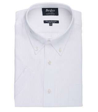 White Chambray cotton linen shirt  - COLTEN MC