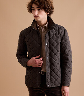Brown Quilted Jacket - TORSTEN II