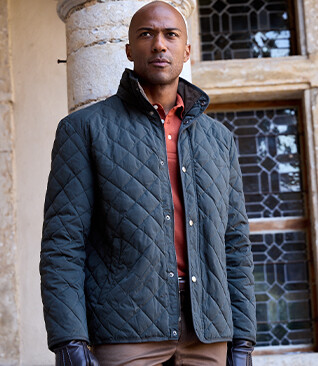 Dark Green Quilted Jacket - TORSTEN II