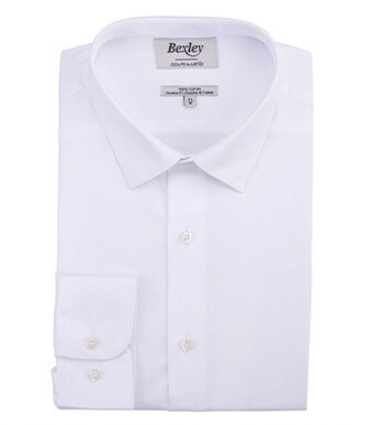 White Twill cotton shirt - CAUBERT