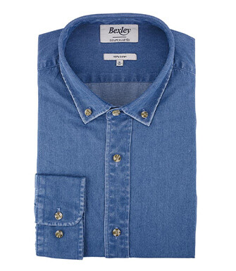 Light Denim shirt - CAMERON