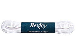 2 pairs of White shoelaces for leather trainers