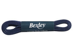 1 pair of Navy shoelaces for leather trainers