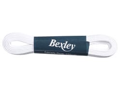 2 pairs of White shoelaces for men's trainers