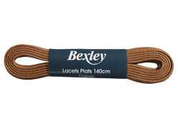 1 pair of Cognac shoelaces for men's high top trainers