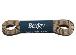 1 pair of Taupe shoelaces for men's high top trainers