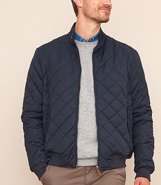 Navy Mid-Season Men's Jacket - EDVIN