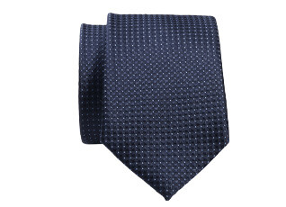 Black & Sky blue Squared Silk Tie