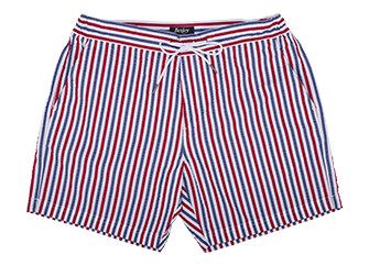 Blue White & Red stripes Men's swim short - BRENTAN
