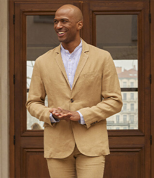 Desert Linen Blazer - LUBIN