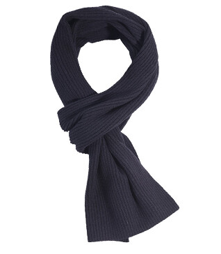 Black Lambswool Scarf