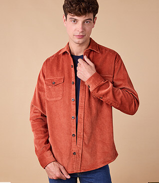 Mandarin - Corduroy over shirt - VICTORIN