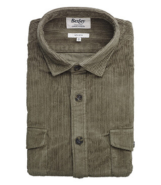 Army Green Corduroy over shirt - VICTORIN