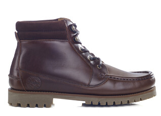 Chocolate lace-up Outdoor Boots  - SHENLEY GOMME