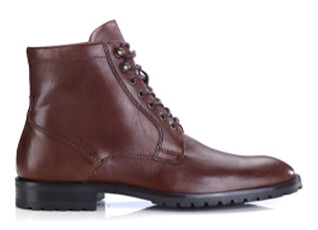 Patina Chocolate lace-up Boots Derby - BARDFIELD