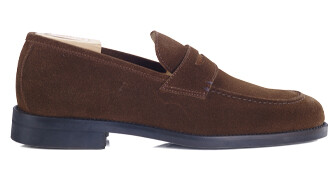 Havana Suede penny loafers - WEMIC GOMME CITY