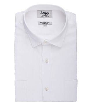 White Chambray cotton linen shirt - SIPHÉRIN