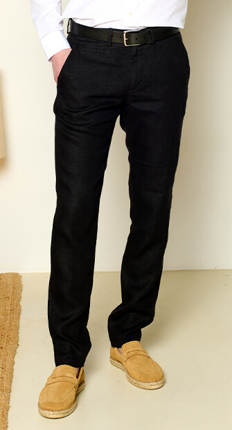 Black Men's chinos - KYLSON