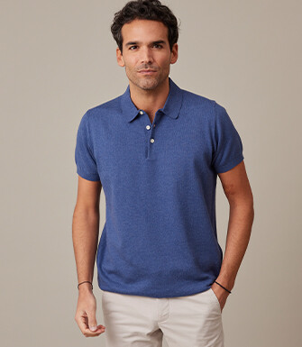 Blue Ocean men's polo shirt - BRAIDEN 