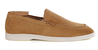 Caramel Velvet  Men's loafers - MANASOTA II
