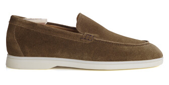 Hazelnut Suede Men's loafers - MANASOTA III