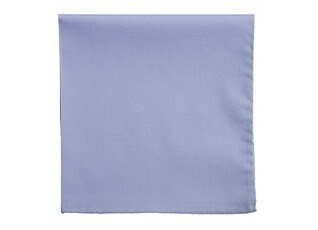 Plain Cotton Pocket Square Sky Blue