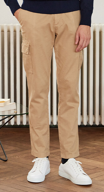 Camel men's cargo trouser - KEANAN II