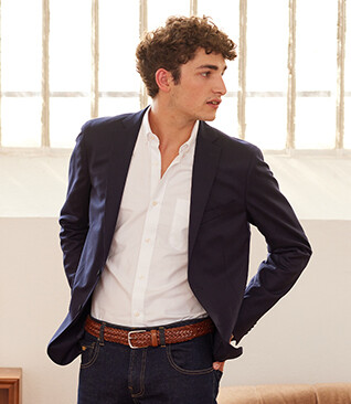 Navy suit jacket - LANDÉRIC