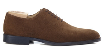 Havana Suede Oxford shoes - Rubber pad - PETER GOMME VILLE