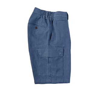 Storm Blue men's cargo Short  - BORDEN