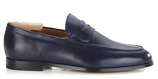 Patina Navy men's loafers - DERYBROOK