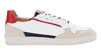 Blue White & Red Men's Trainers - KOLORA
