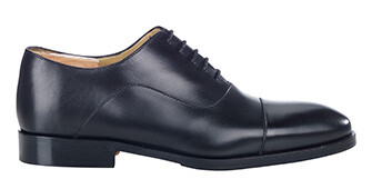 Cognac Patiné Men's Oxford shoes - Leather sole with pad - GRAKLEY