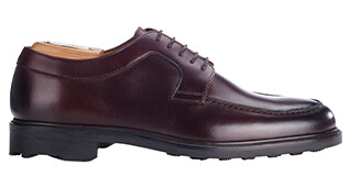 Chocolate Derby Shoes - Rubber outsole - HUDSON II GOMME COUNTRY