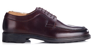 Chocolate Derby Shoes - Rubber outsole - HUDSON II GOMME COUNTRY
