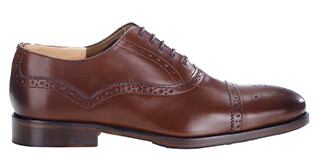 Patina Cognac Oxford shoes - Rubber pad - GRACKOTT