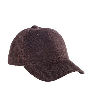 Men's Bitter Chocolate Suede baseball cap - BRADWELL II
