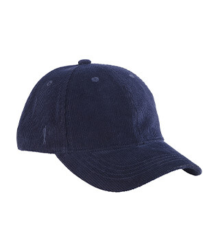 Men's Navy Suede baseball cap - BRADWELL II