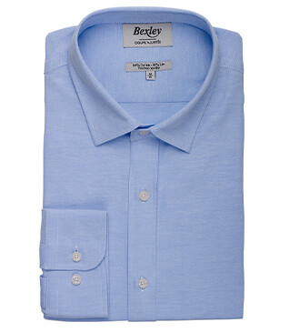 Sky Blue Cotton Linen Shirt - THEONEL