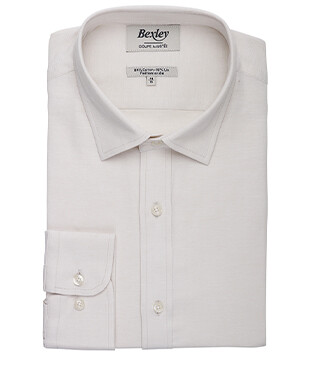 Ecru Cotton Linen Shirt - THEONEL