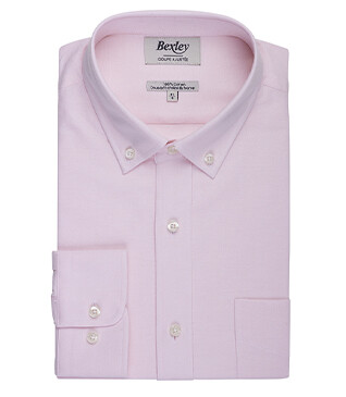 Oxford Shirt for Men – Pale Pink, American collar - BRADFORD II